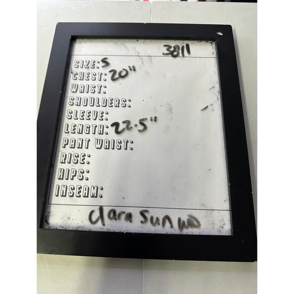 Clara Sun Woo Button Front Jacket Blazer Sheer Yellow Women’s Small - Picture 6 of 6